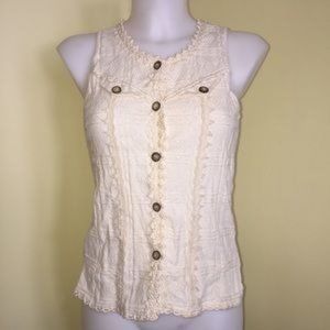 Nazca Button Down Top Size Small